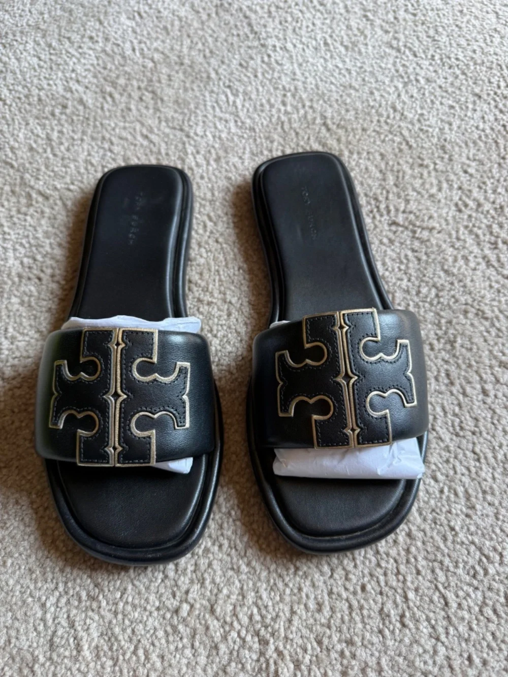 Tory Burch Double T Strap Slides